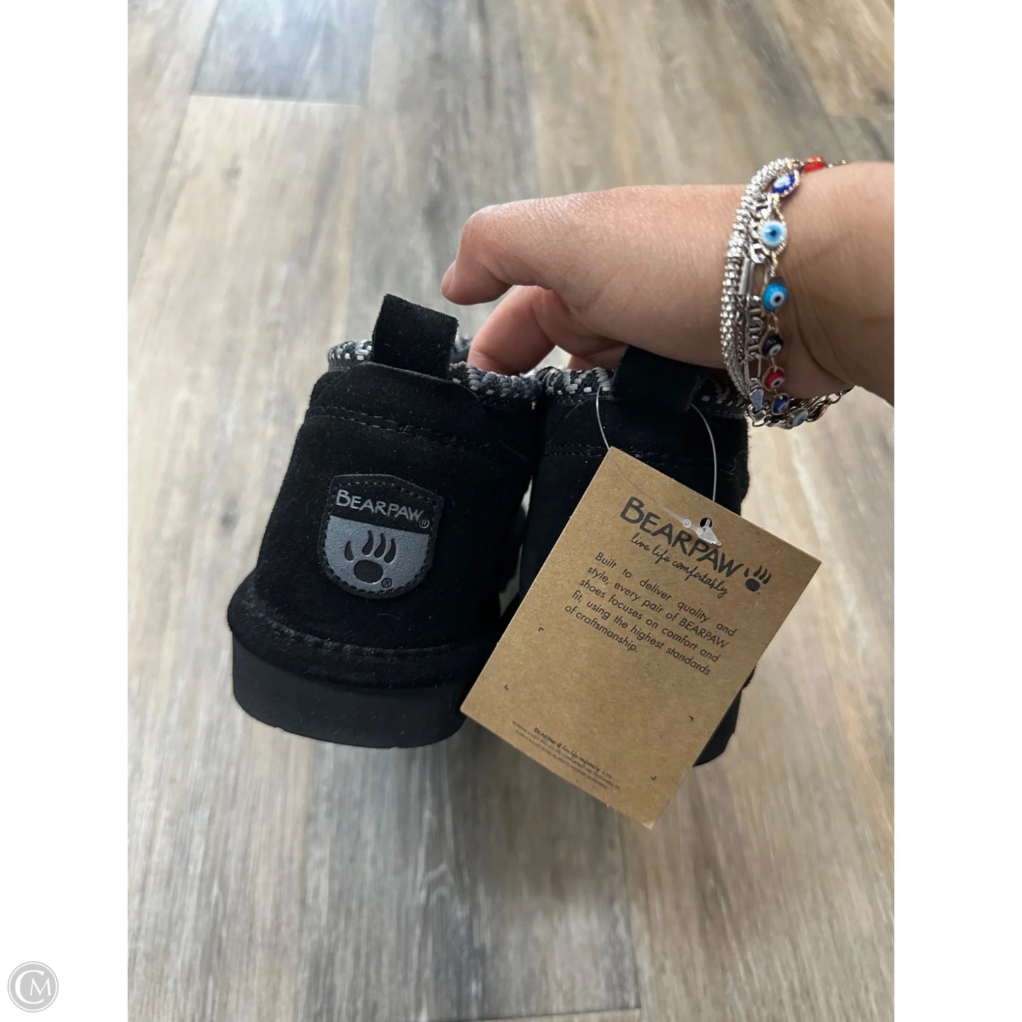 Boots Snow By Bearpaw In Black, Size: 7