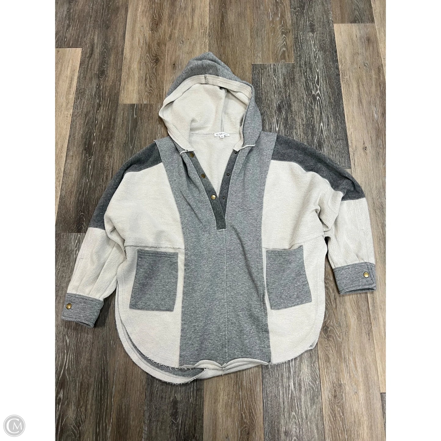 Sweatshirt By Aemi + Co In Grey, Size: M