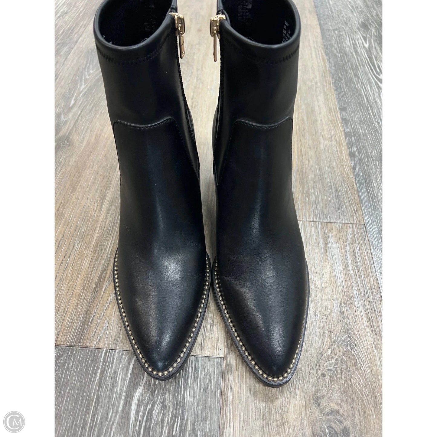 Boots Designer By Coach In Black, Size: 9.5