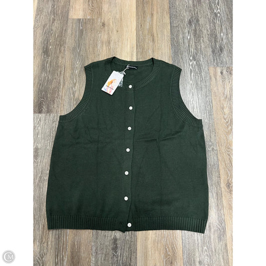 -Top Sleeveless By Prettygarden In Green, Size: Xxl