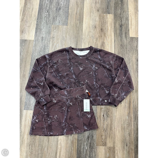 Skort 2pc Set By As Revival In Brown, Size: L