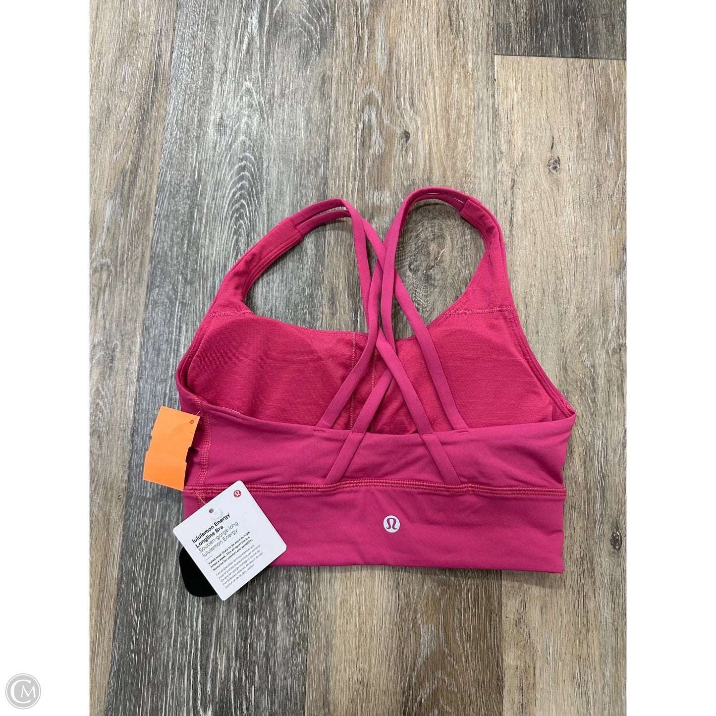 Athletic Bra By Lululemon In Pink, Size: 4
