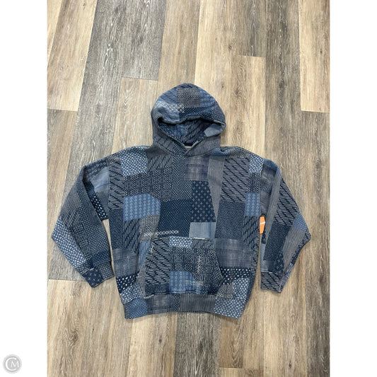 Sweatshirt Hoodie By Abercrombie And Fitch In Blue, Size: S