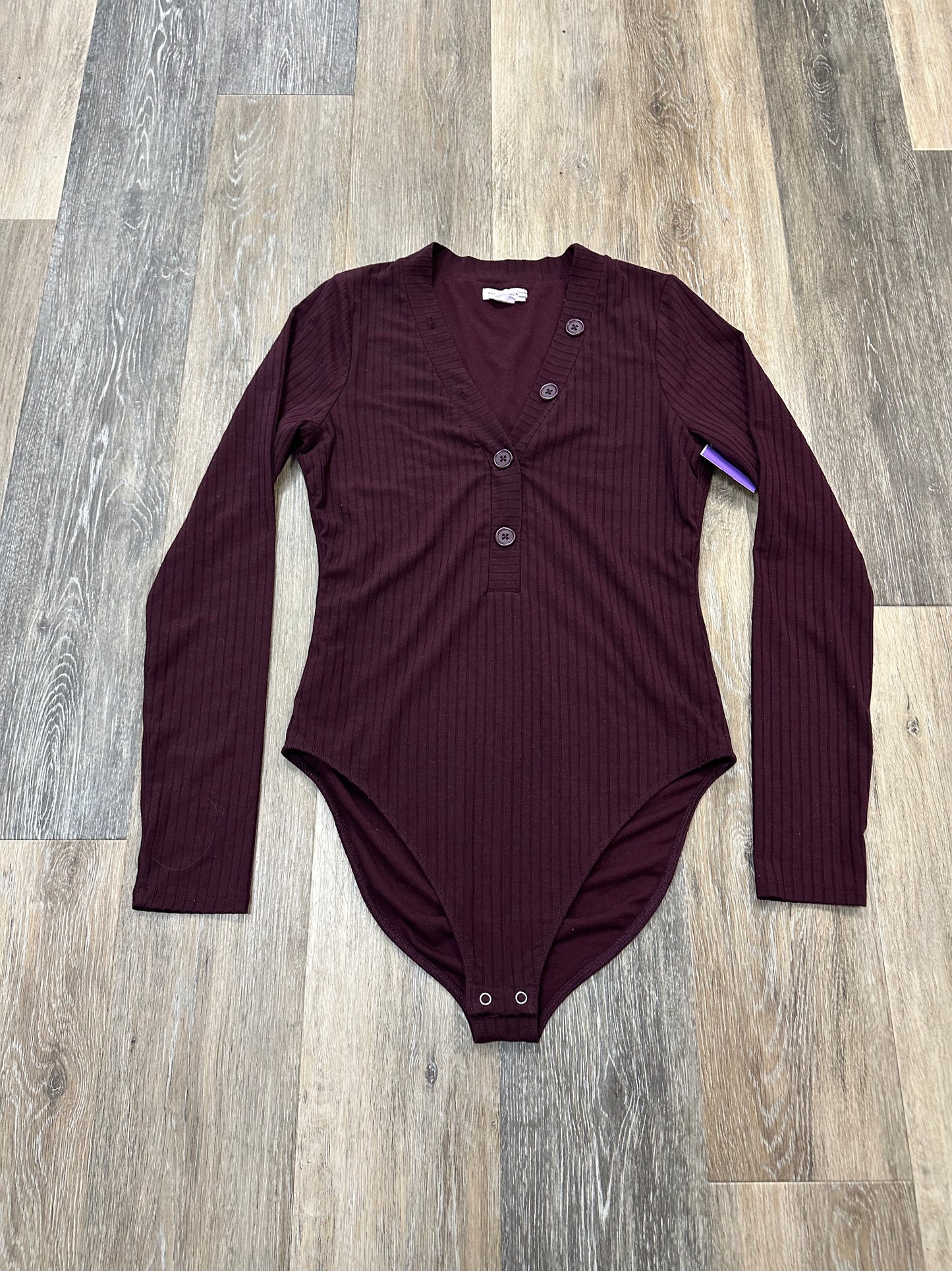 Bodysuit By Good American In Maroon, Size: M