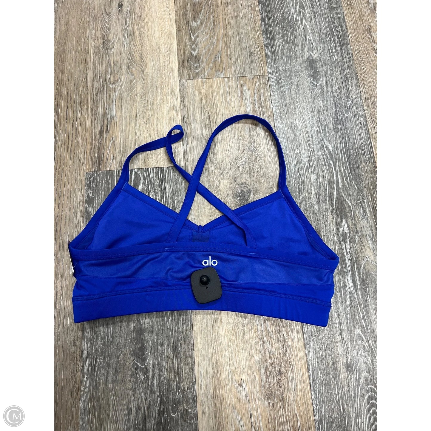 Athletic Bra By Alo In Blue, Size: L