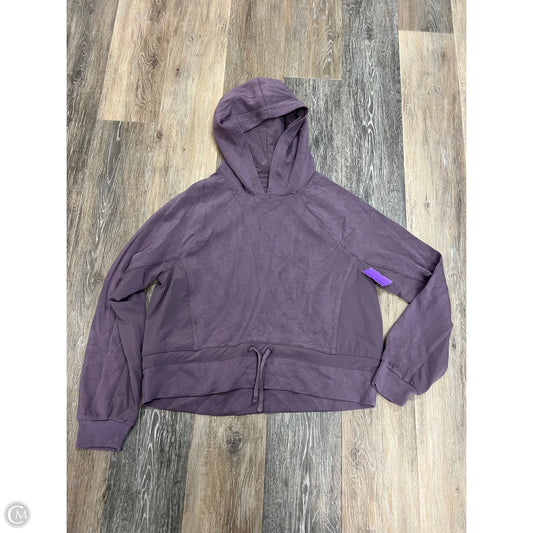 Athletic Sweatshirt Hoodie By Travis Mathew In Purple, Size: M