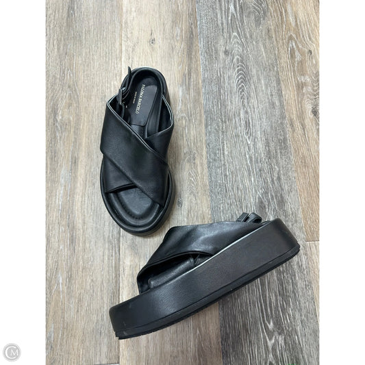 Sandals Heels Block By Paloma Barcelo In Black, Size: 9