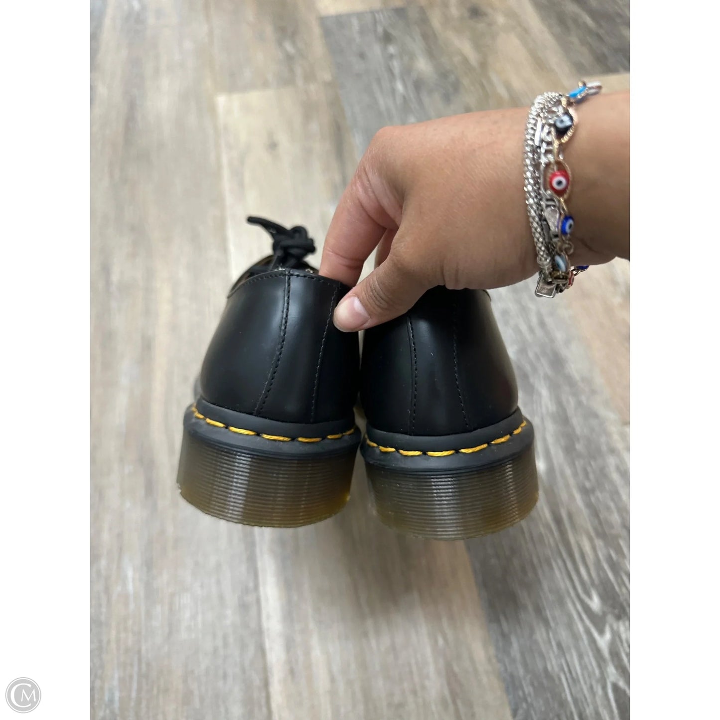 Shoes Heels Block By Dr Martens In Black, Size: 8