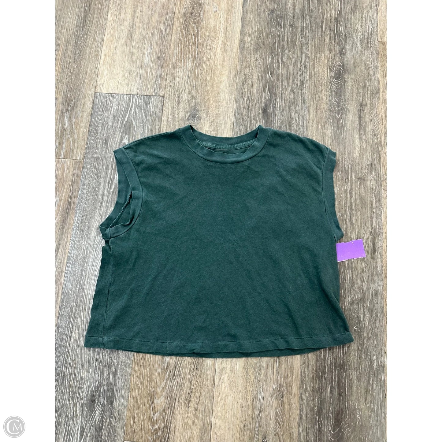 Top Short Sleeve By The Great. In Green, Size: Xs