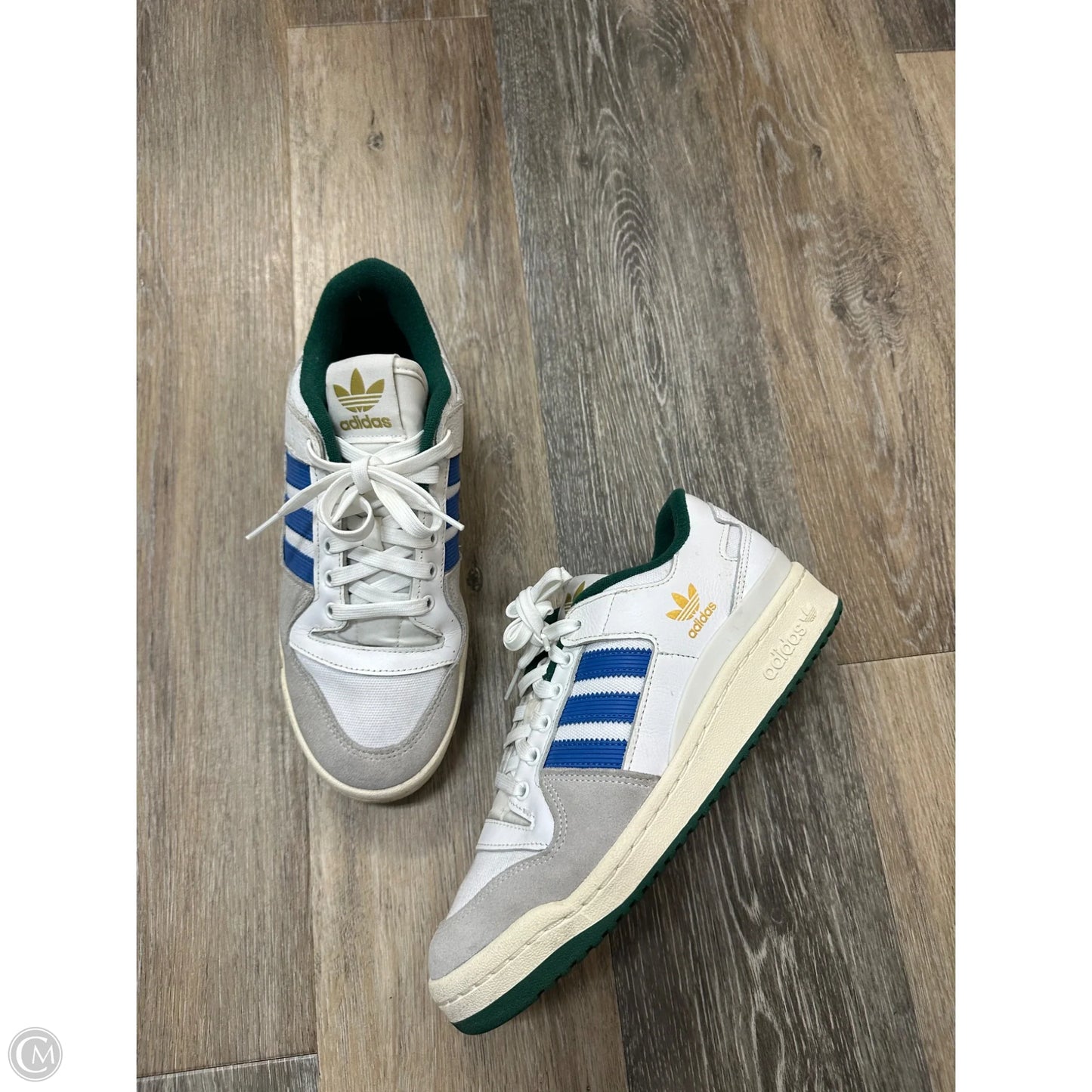 Shoes Athletic By Adidas In Green & White, Size: 7.5
