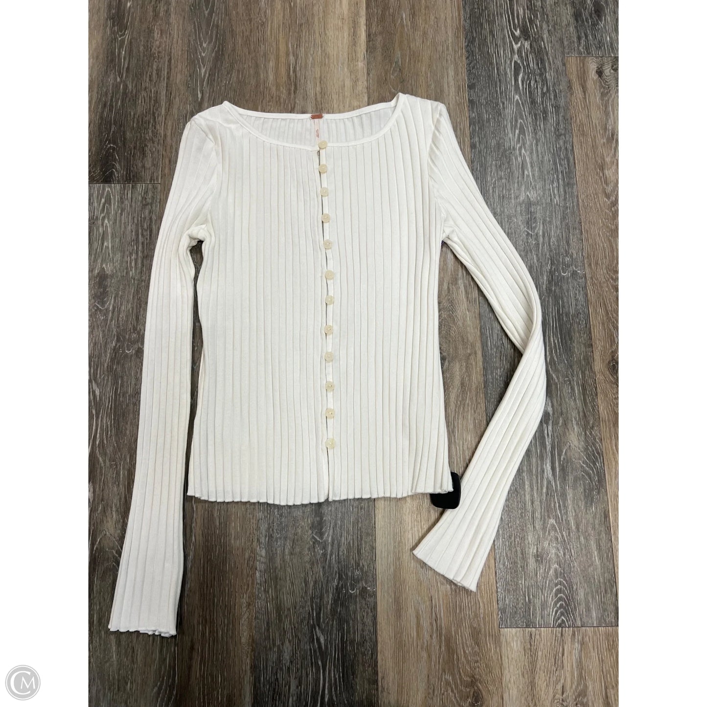 Top Long Sleeve By Free People In White, Size: L