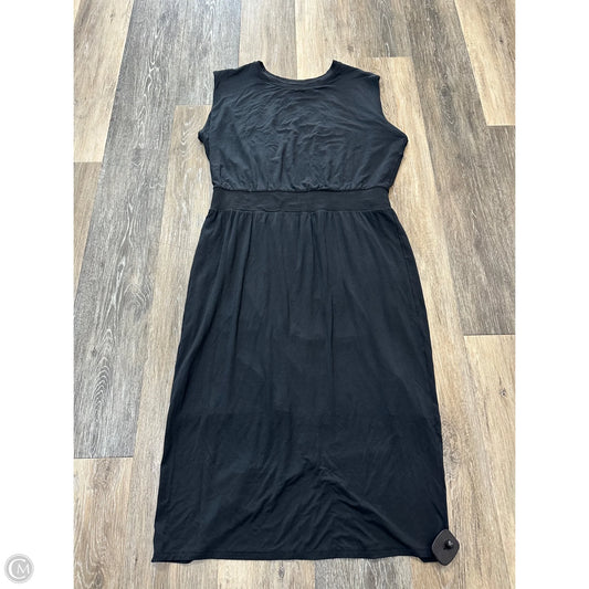 Dress Casual Maxi By Athleta In Black, Size: L