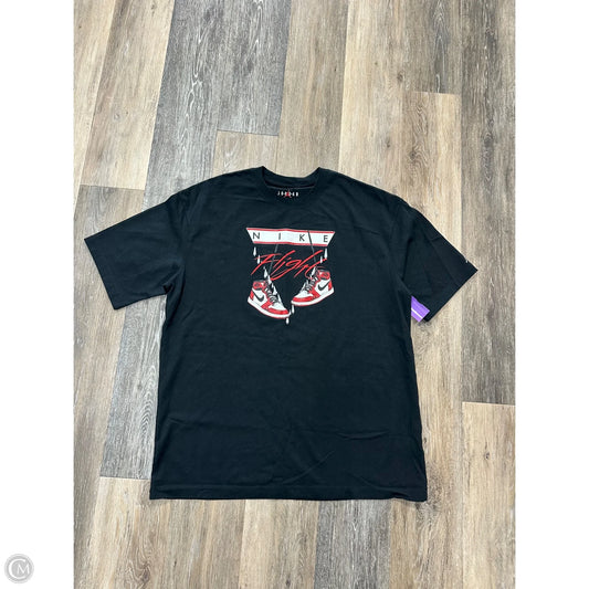 Top Short Sleeve Luxury Designer By Jordan In Black, Size: M