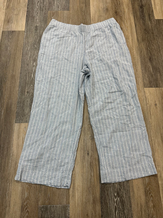 Pants Linen By Abercrombie And Fitch In Striped Pattern, Size: Xl Long