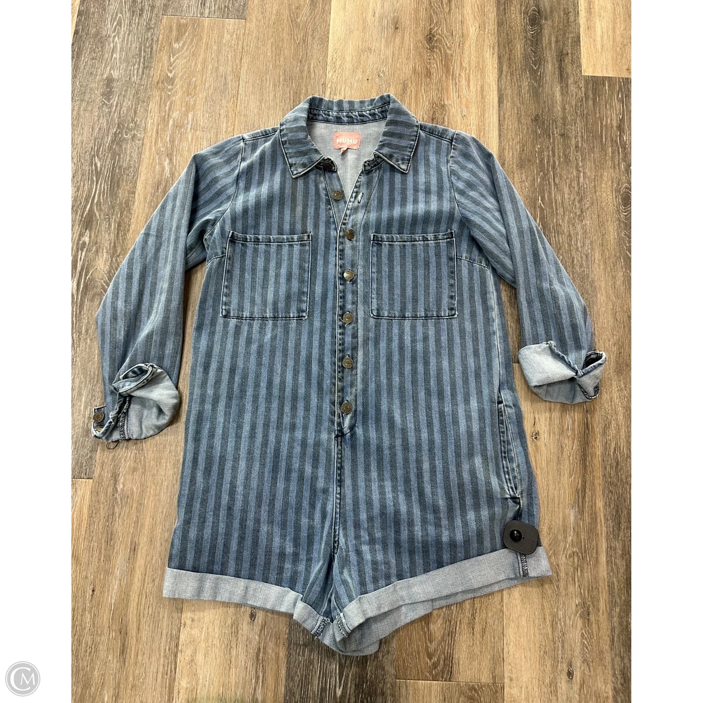 Romper By Show Me Your Mumu In Blue Denim, Size: S
