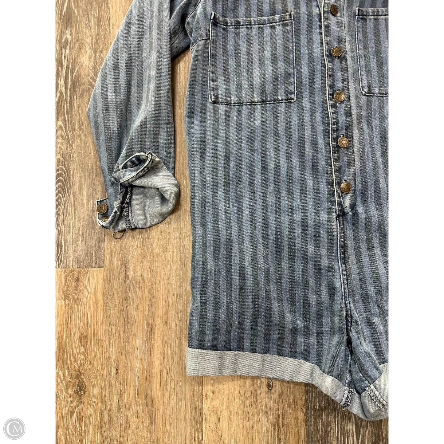 Romper By Show Me Your Mumu In Blue Denim, Size: S