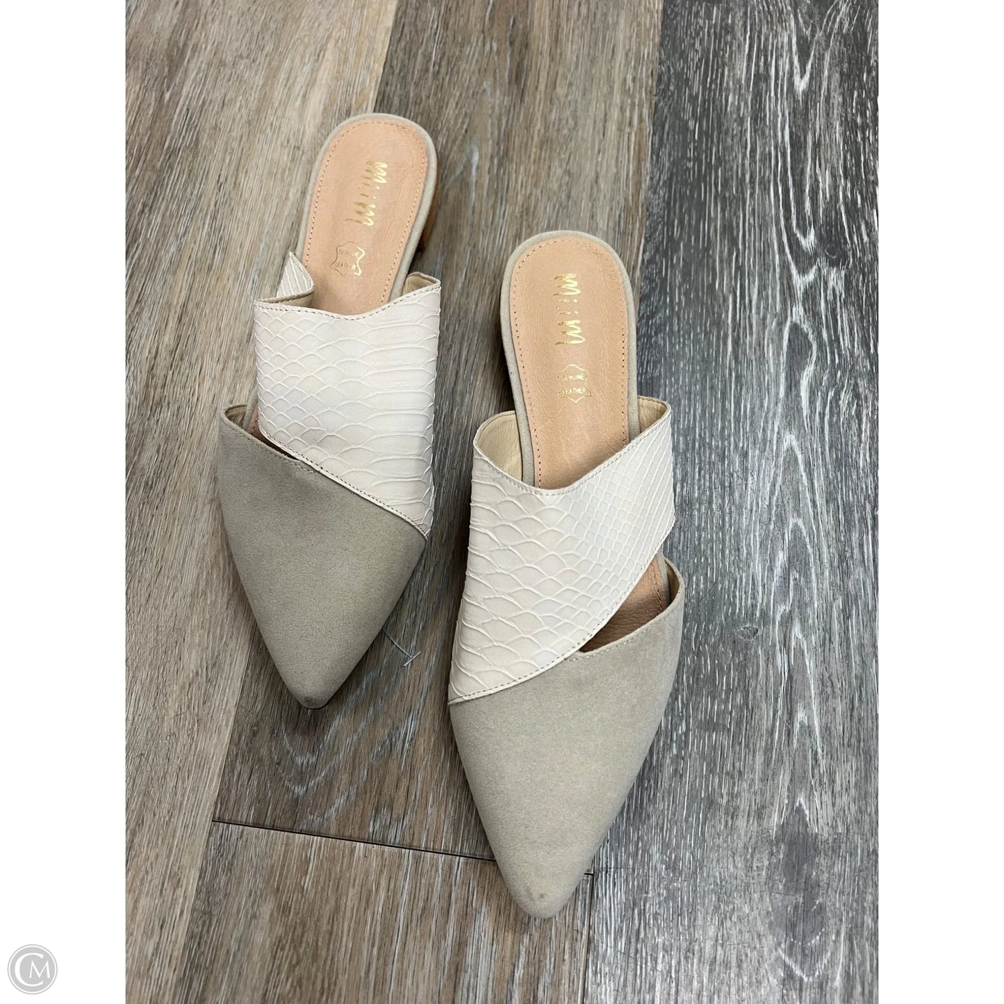Shoes Flats By Mi Im In Cream, Size: 10