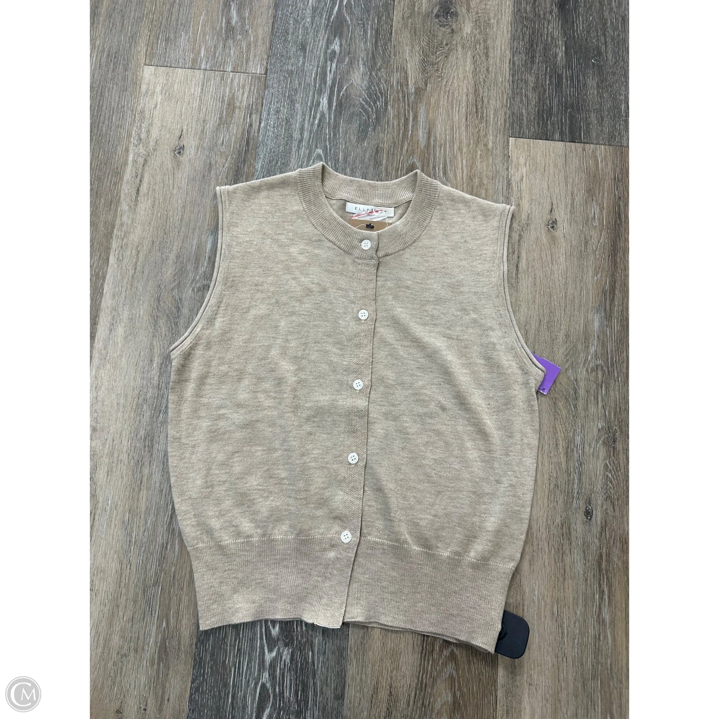 Tank Top By Elle Grey  In Tan, Size: S