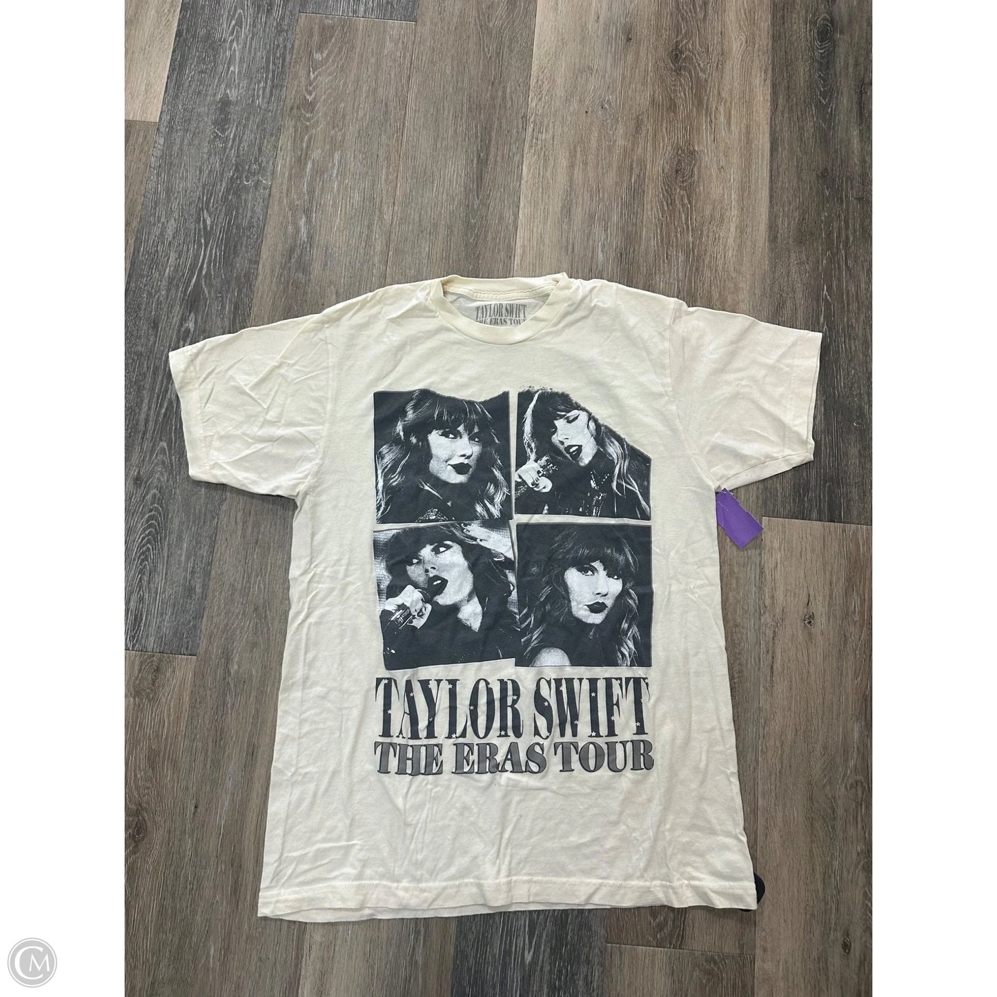 Top Short Sleeve By Taylor Swift In White, Size: M