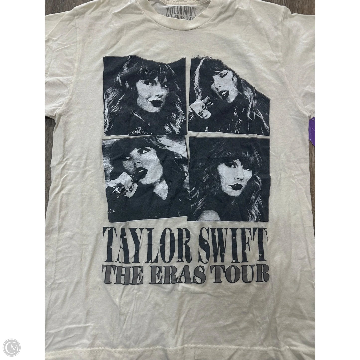 Top Short Sleeve By Taylor Swift In White, Size: M