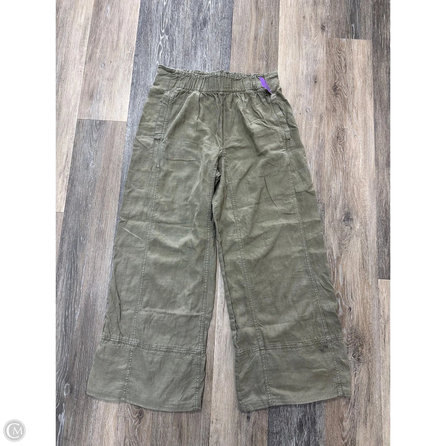 Pants Linen By Free People In Green, Size: S