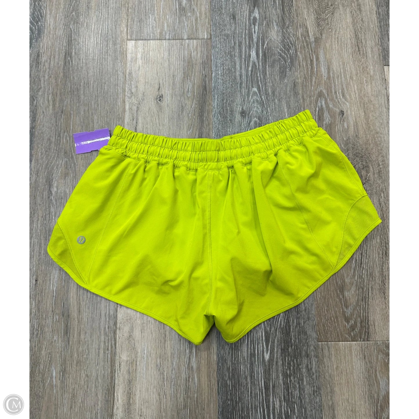 Athletic Shorts By Lululemon In Green, Size: 10