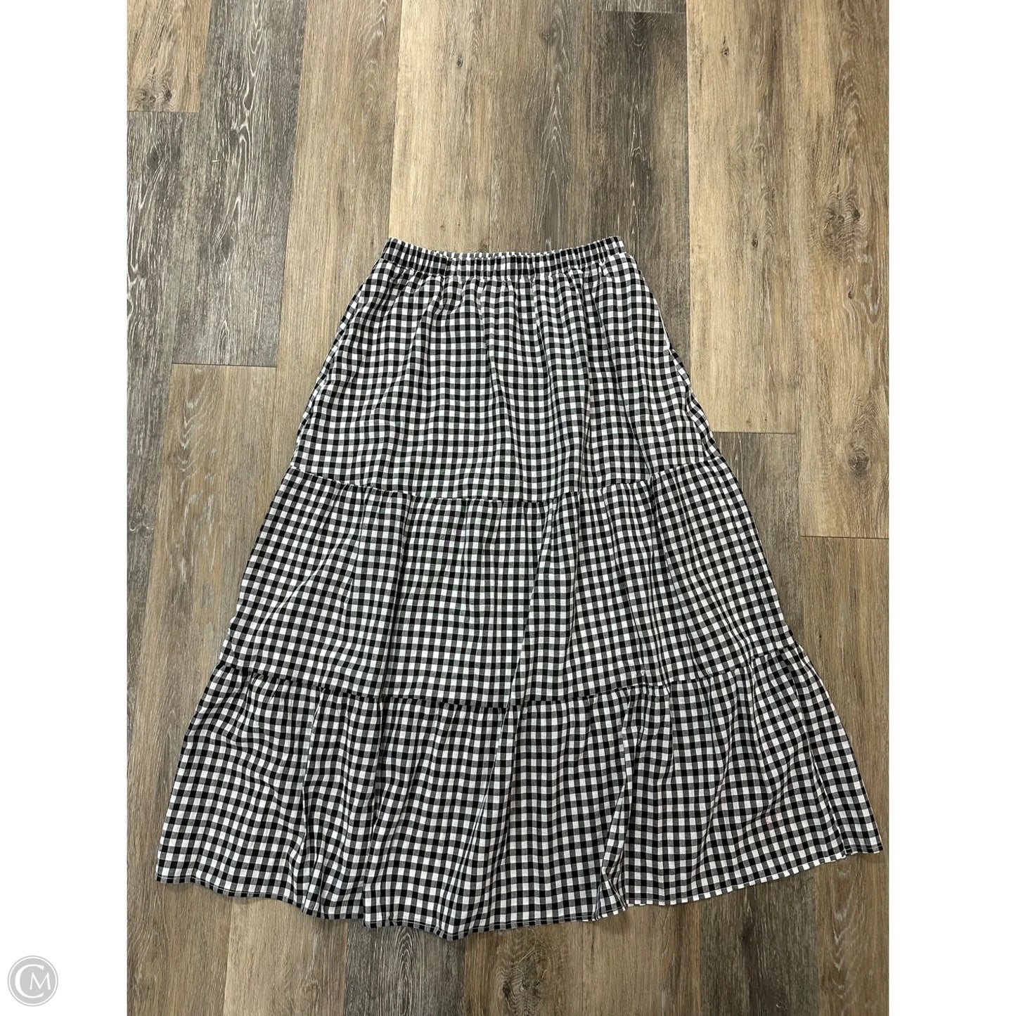 Skirt Set 2pc By Glamaker In Black & White, Size: M