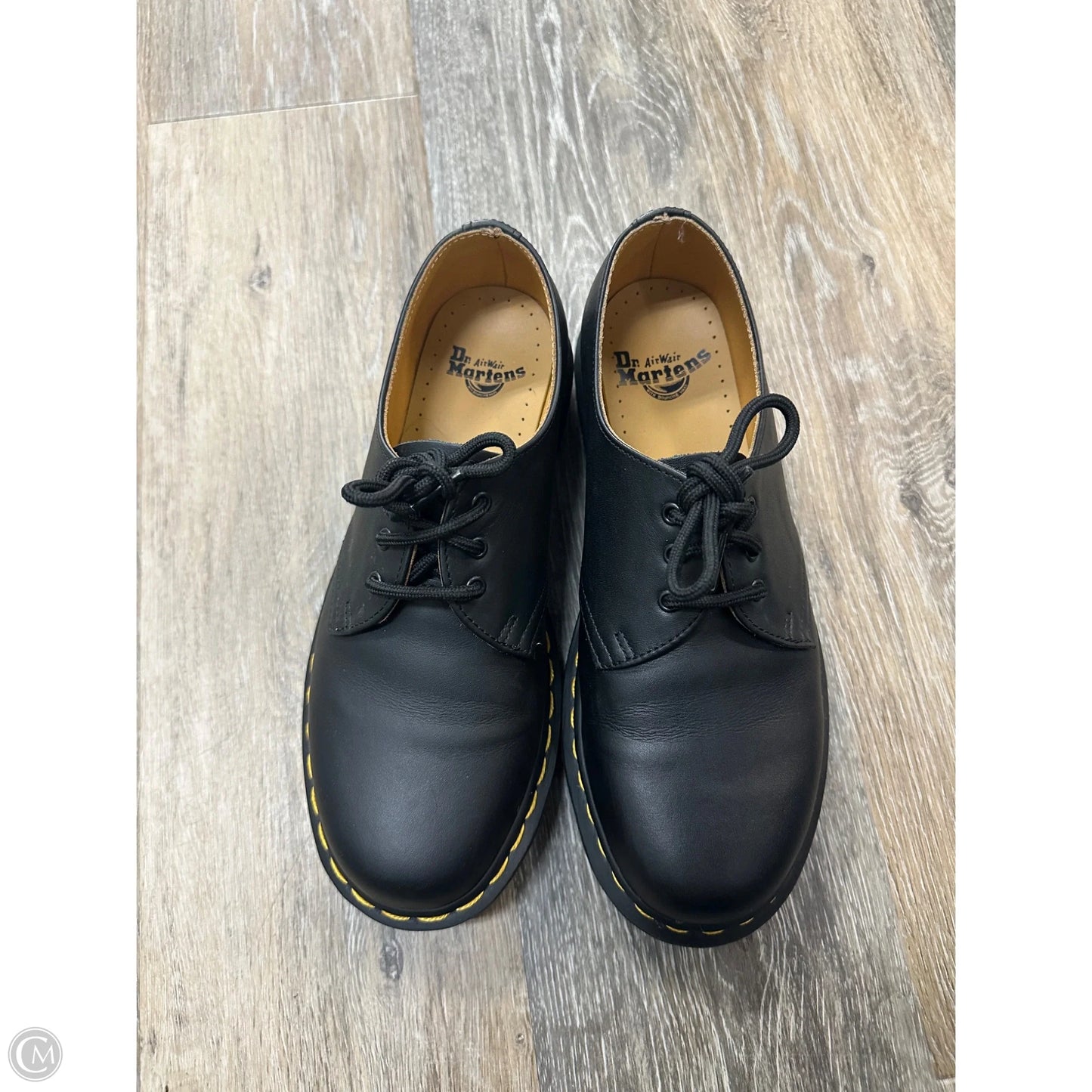 Shoes Flats By Dr Martens In Black, Size: 7