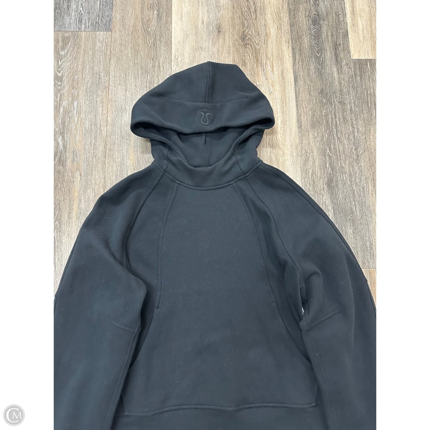 Athletic Sweatshirt Hoodie By Lululemon In Black, Size: Xs