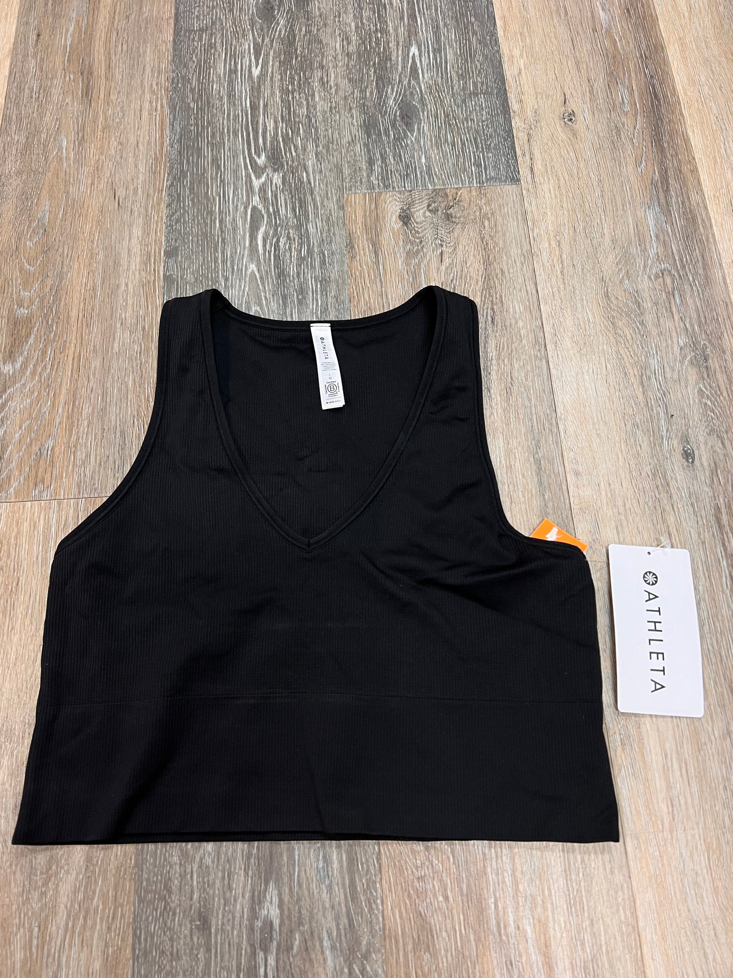 Athletic Tank Top By Athleta In Black, Size: L