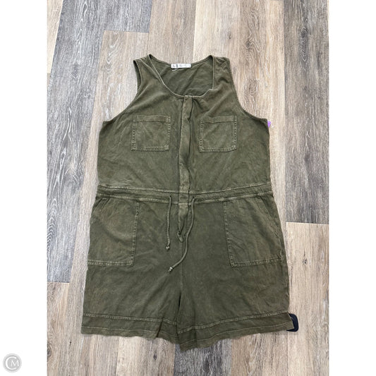 Romper By Rae Mode In Green, Size: Xl