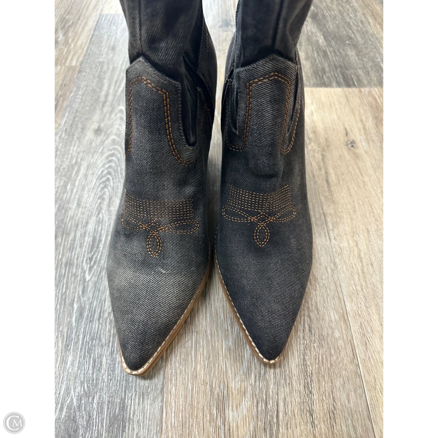 Boots Ankle Heels By Hey Girl In Black, Size: 10