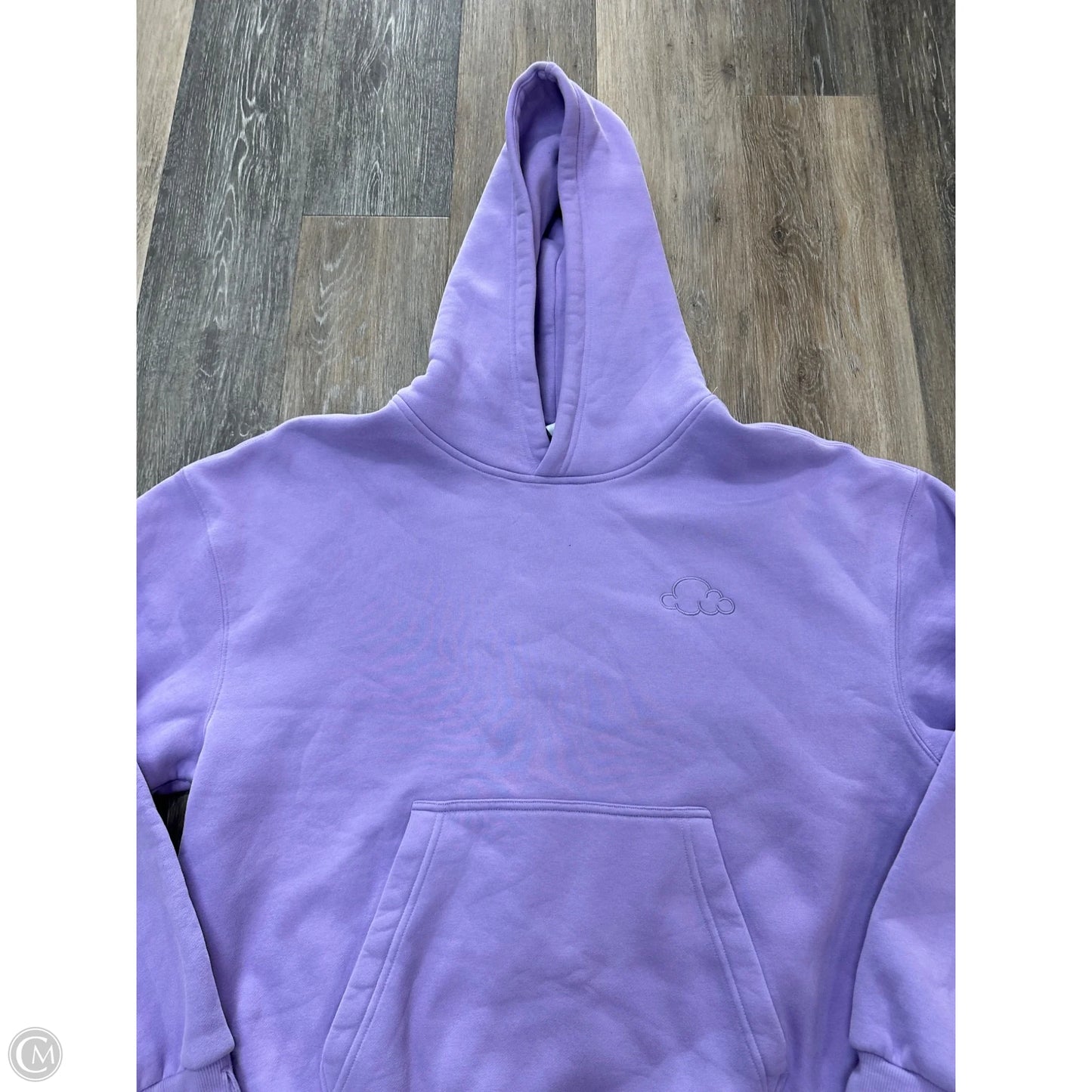 Sweatshirt Hoodie By Cloud Nine In Purple, Size: L