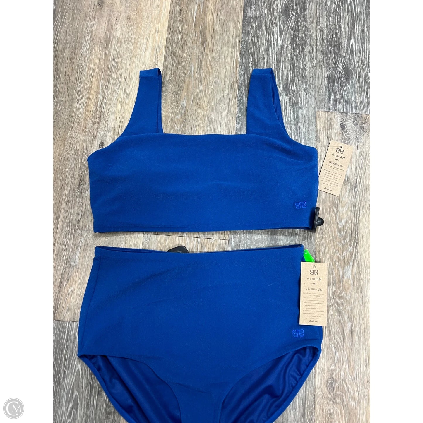 Swimsuit 2pc By Albion In Blue, Size: L