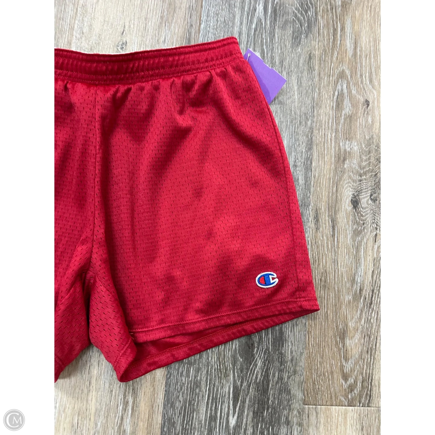 Athletic Shorts By Champion In Red, Size: S