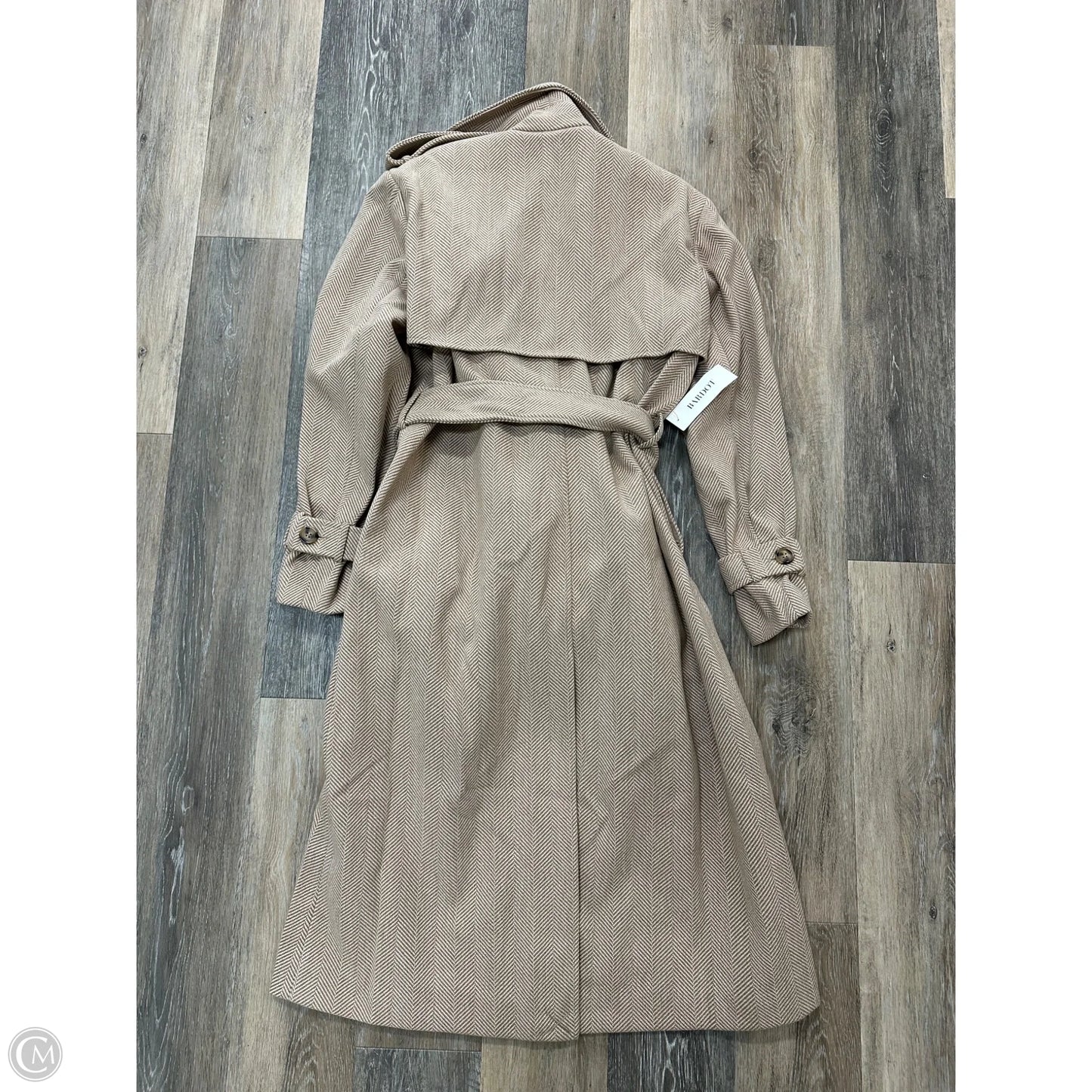 Coat Trench Coat By Bardot In Tan, Size: S