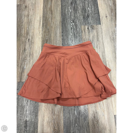 Athletic Skort By Flx In Orange, Size: L