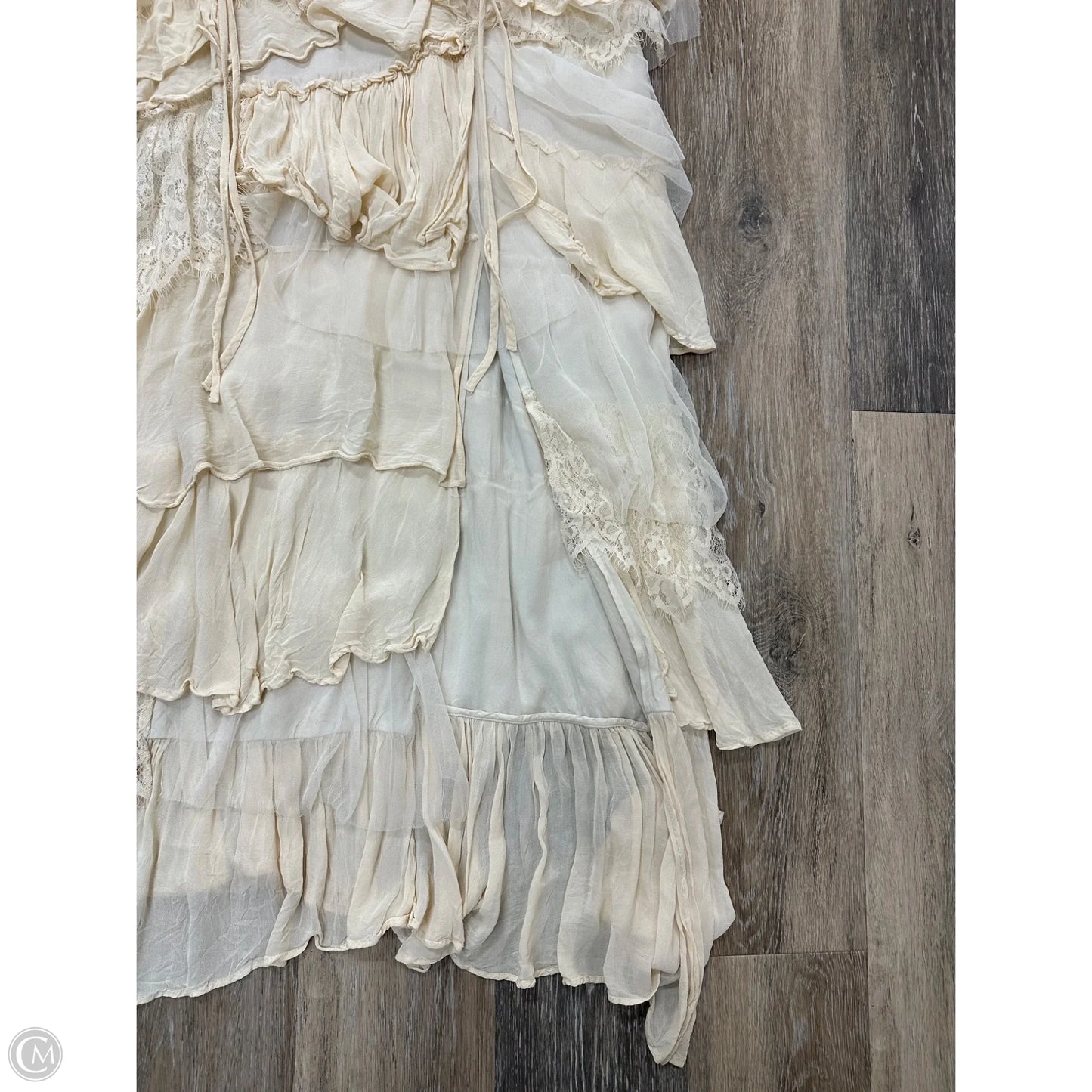 Dress Casual Maxi By Anthropologie In White, Size: Xl