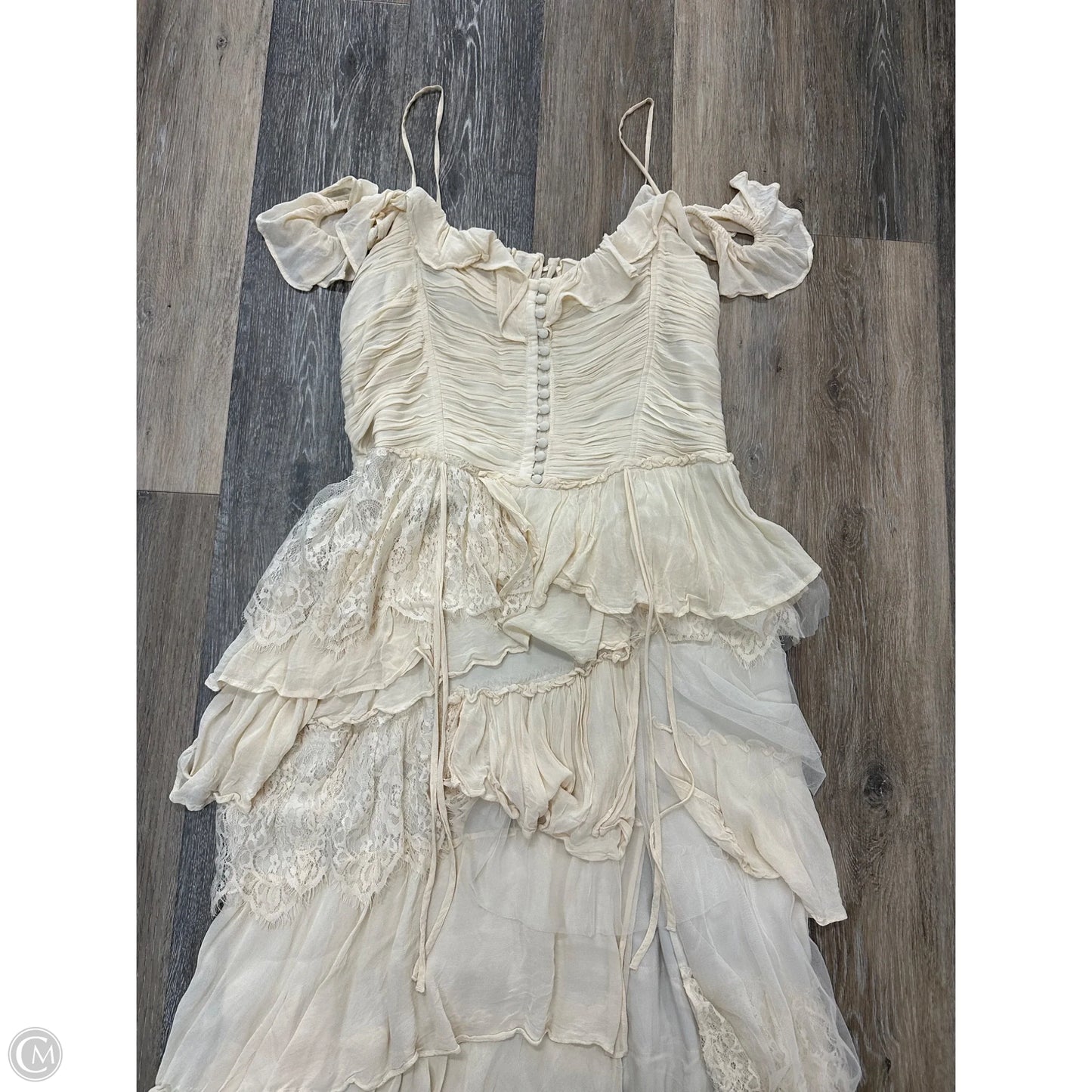 Dress Casual Maxi By Anthropologie In White, Size: Xl