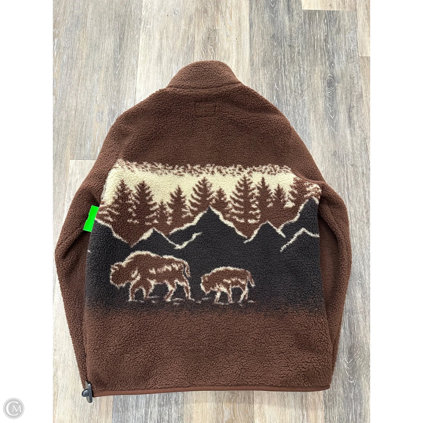 Jacket Fleece By Old Navy In Brown, Size: S