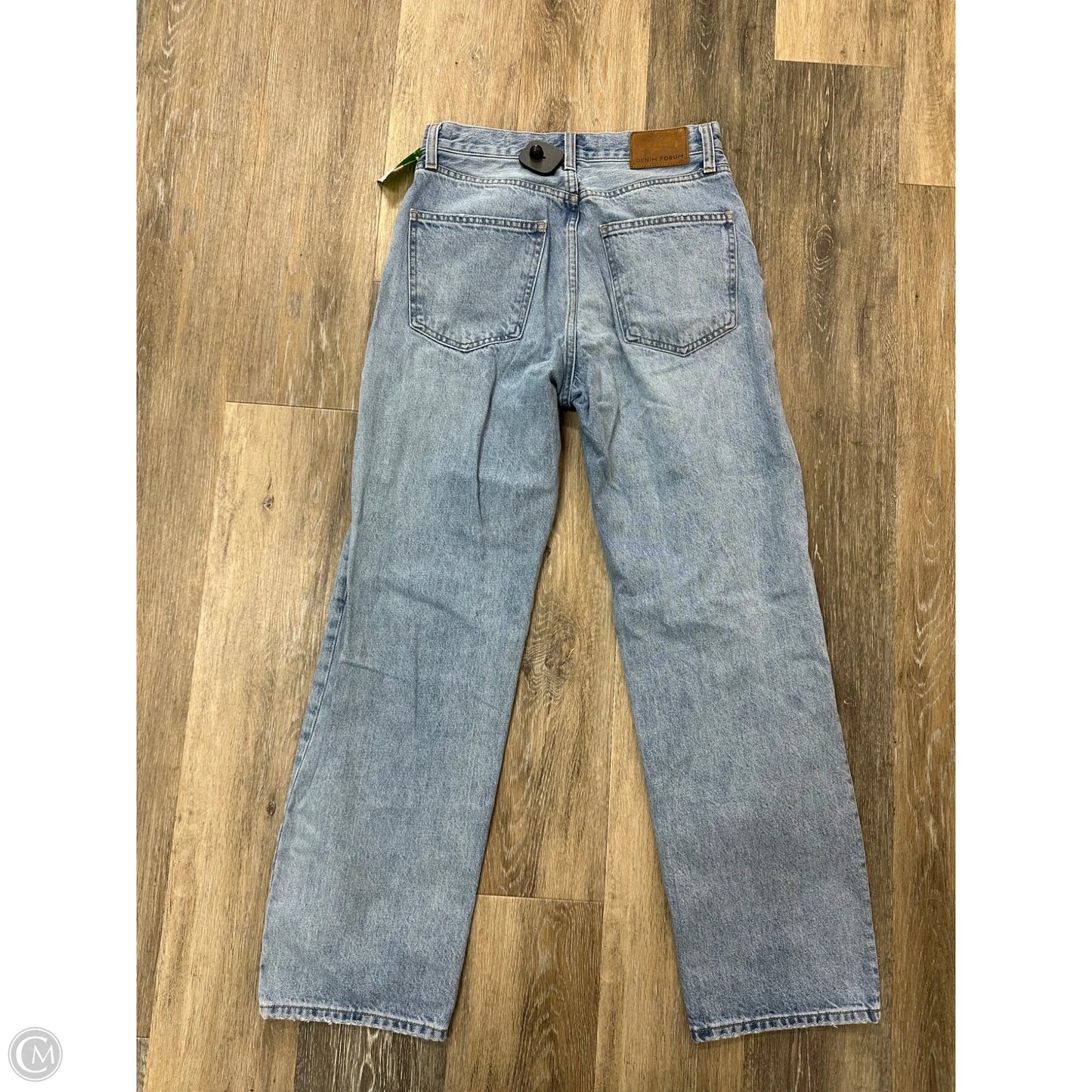 Jeans Straight By Denim Forum In Blue Denim, Size: 2