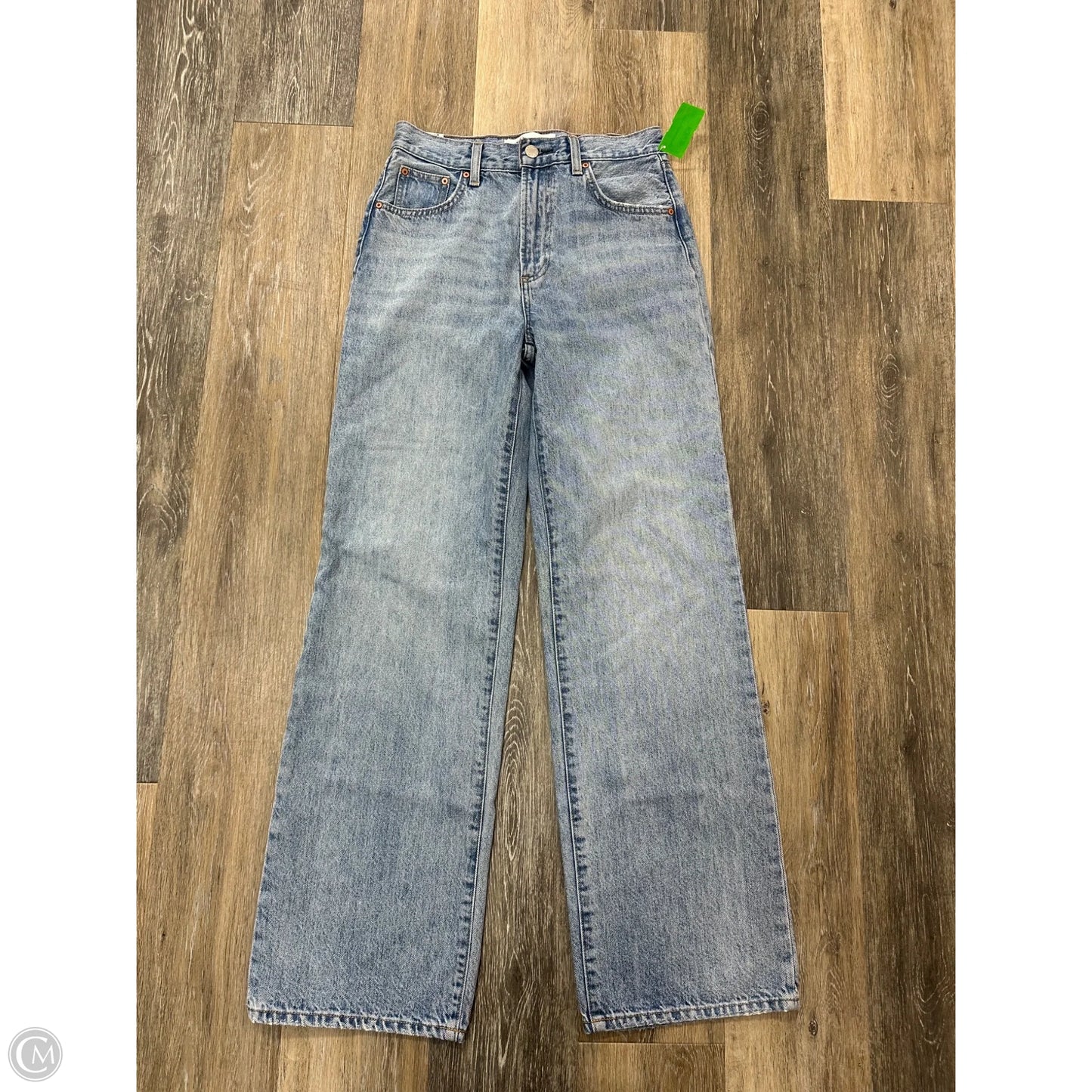 Jeans Straight By Denim Forum In Blue Denim, Size: 0