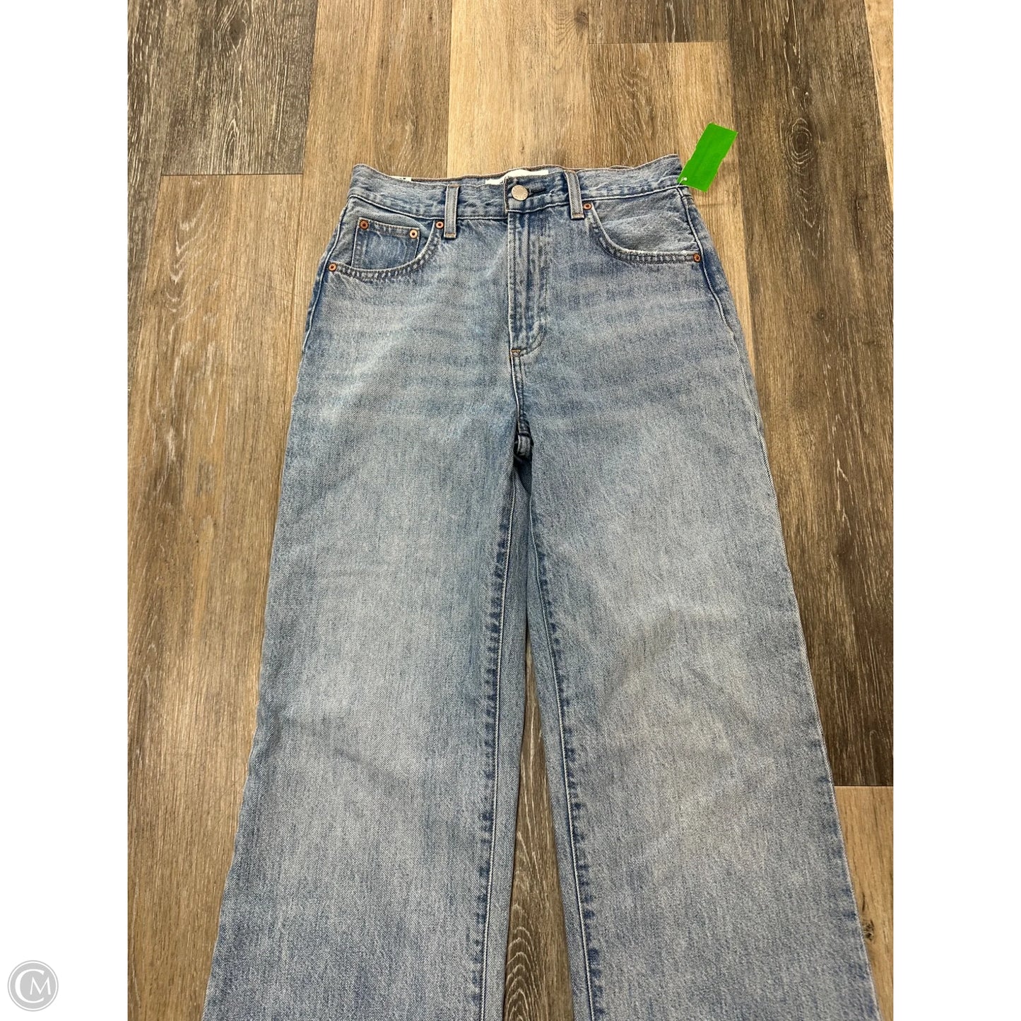 Jeans Straight By Denim Forum In Blue Denim, Size: 0