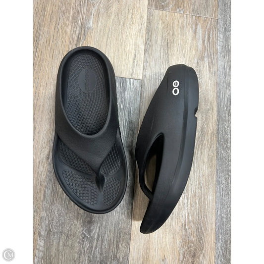 Sandals Flip Flops By Eastland In Black, Size: 8
