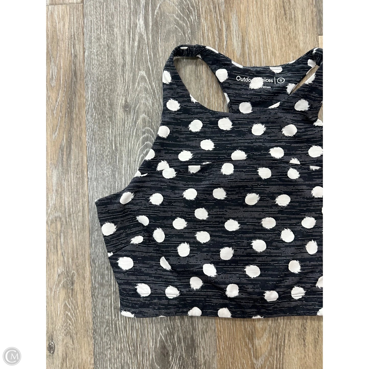 Athletic Bra By Outdoor Voices In Polkadot Pattern, Size: S