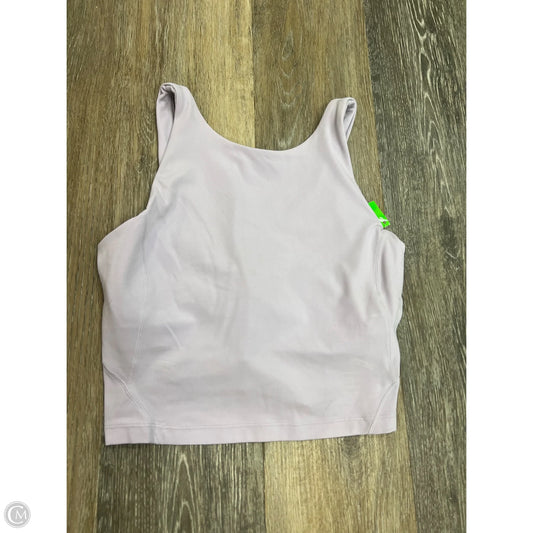 Athletic Tank Top By Lululemon In Purple, Size: 4