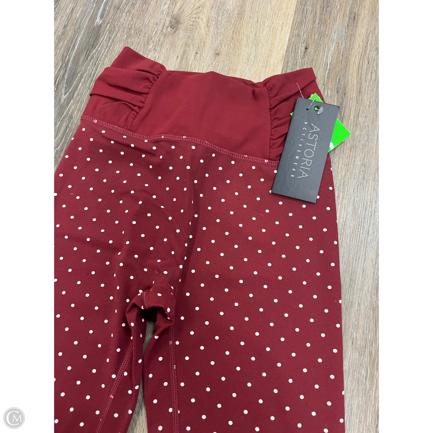 -Athletic Leggings By Astoria In Red, Size: M