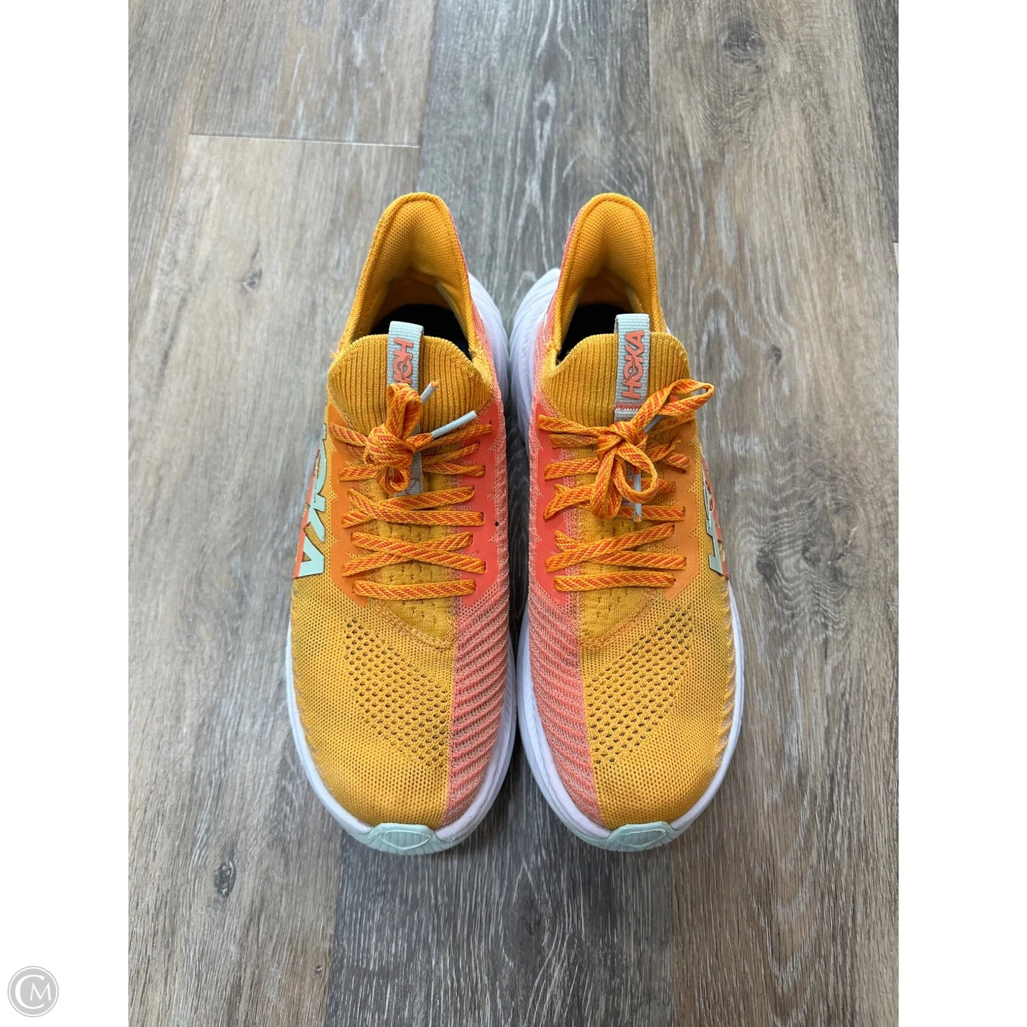 Shoes Athletic By Hoka In Yellow, Size: 8.5