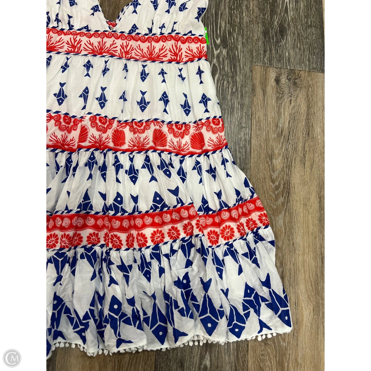 Dress Casual Short By Farm Rio In White, Size: S