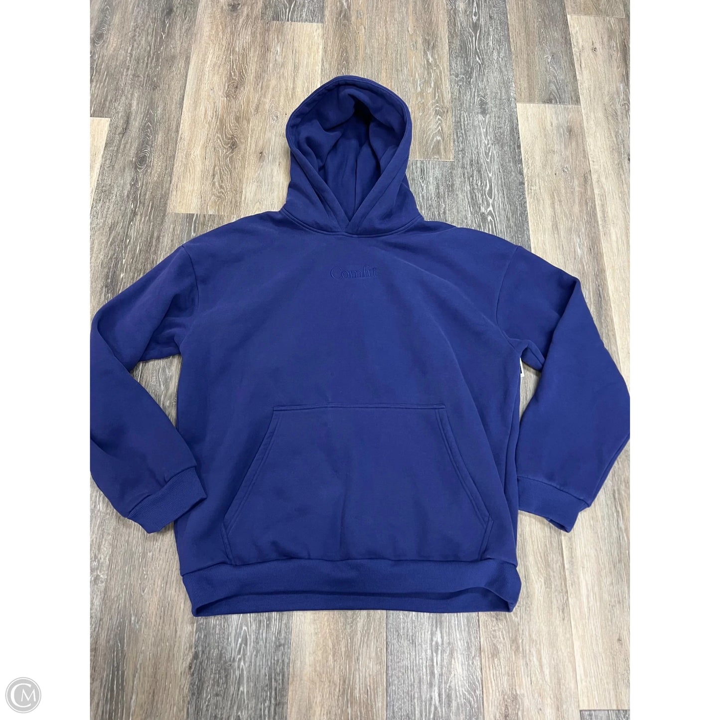Athletic Sweatshirt Hoodie By Comfrt In Purple, Size: 2x